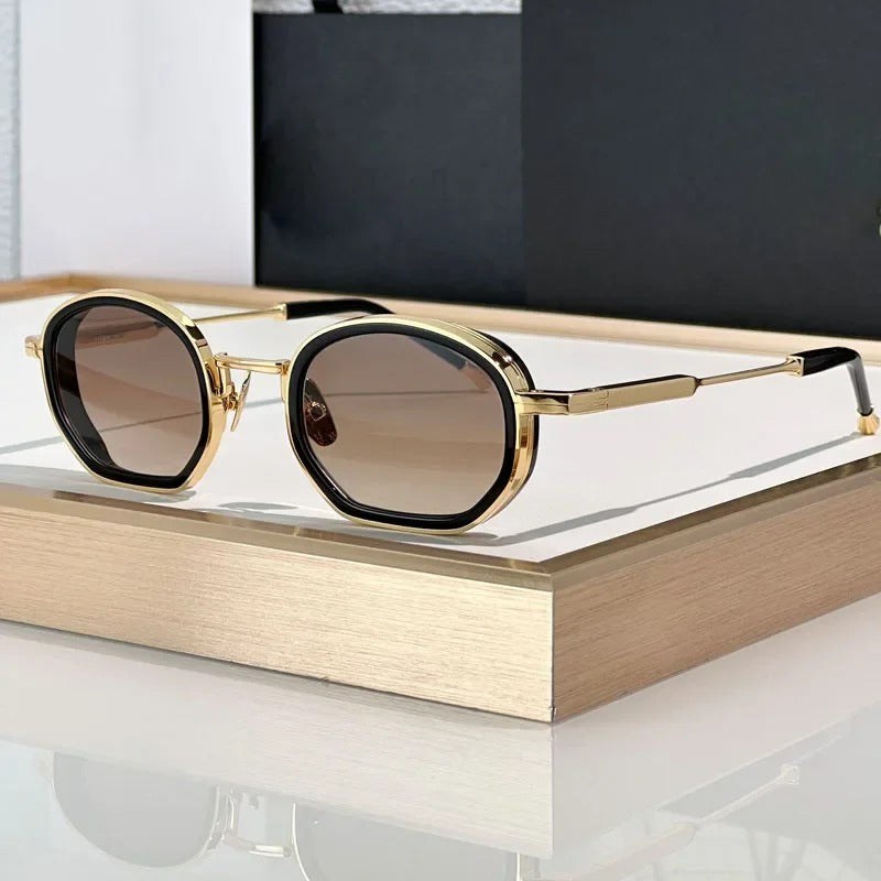 Gold High Stree Designer Sun Glasses