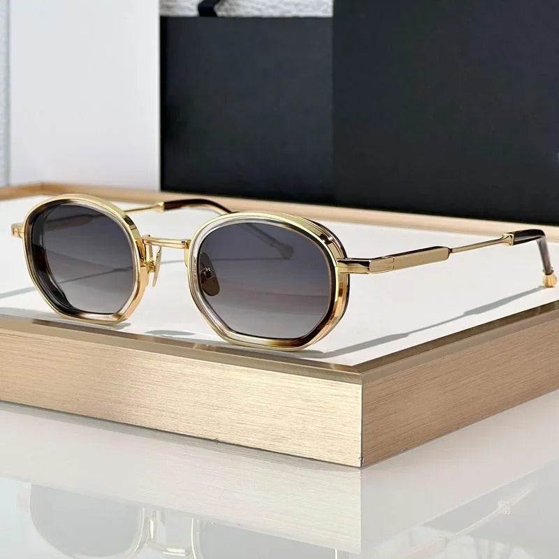 Gold High Stree Designer Sun Glasses