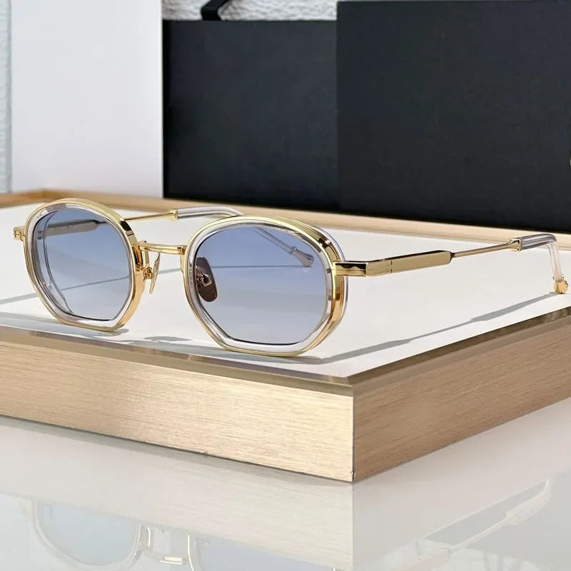 Gold High Stree Designer Sun Glasses