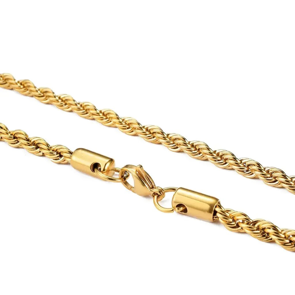 Cuban Men's Twisted Neck Chain