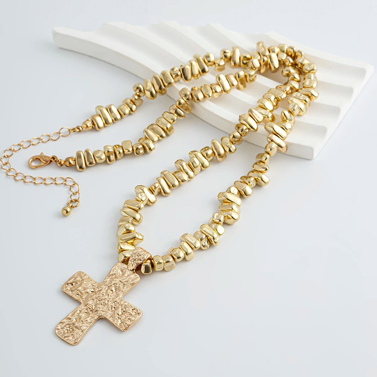 Twilight Drape Multi-Layered Gold Chain