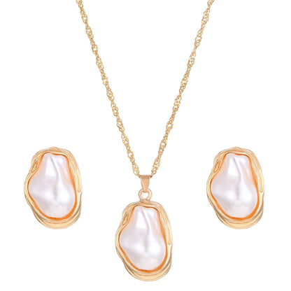 Baroque Pearl Jewelery Set