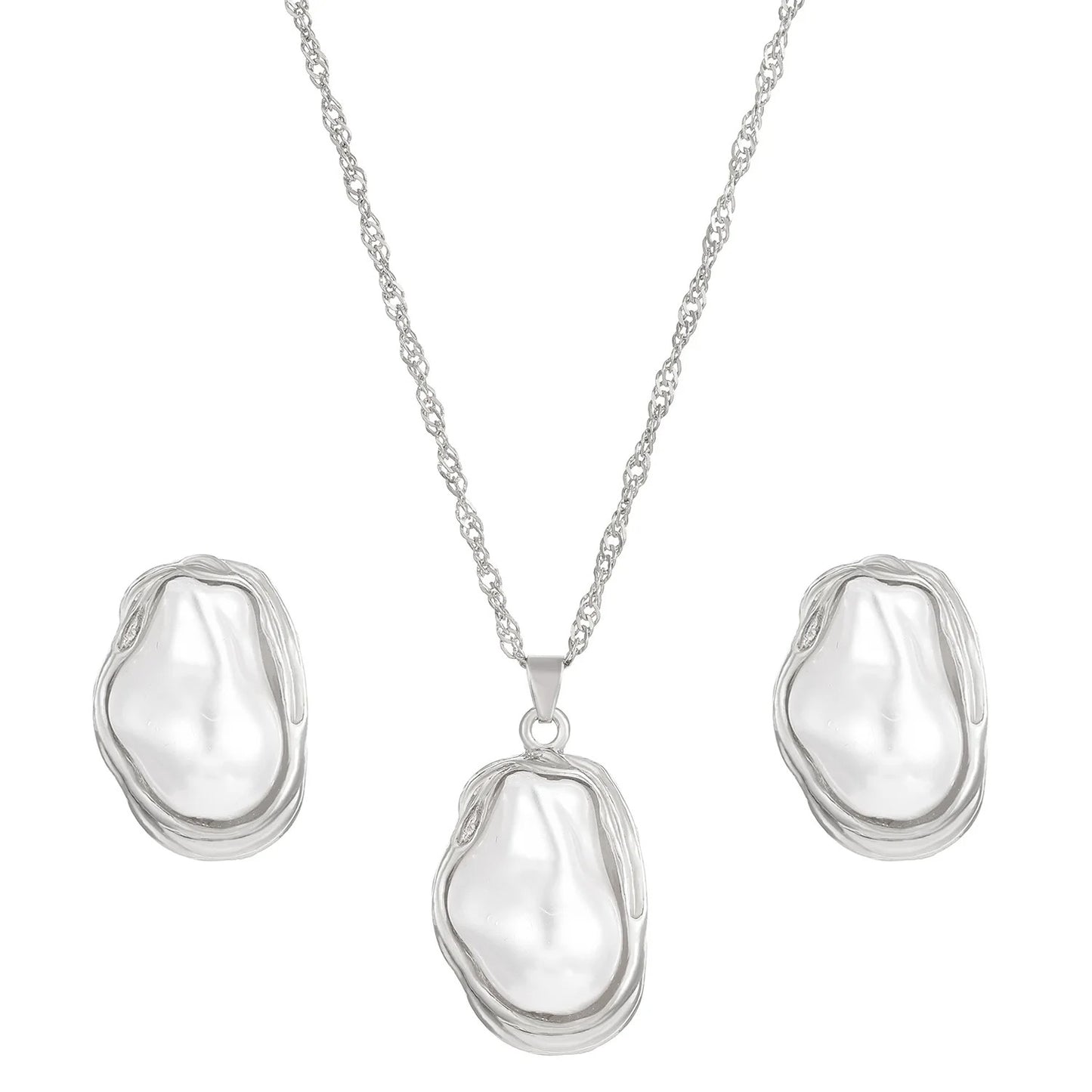 Baroque Pearl Jewelery Set