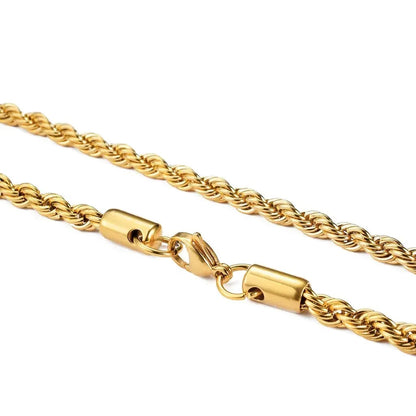 Cuban Men's Twisted Neck Chain
