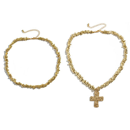 Twilight Drape Multi-Layered Gold Chain
